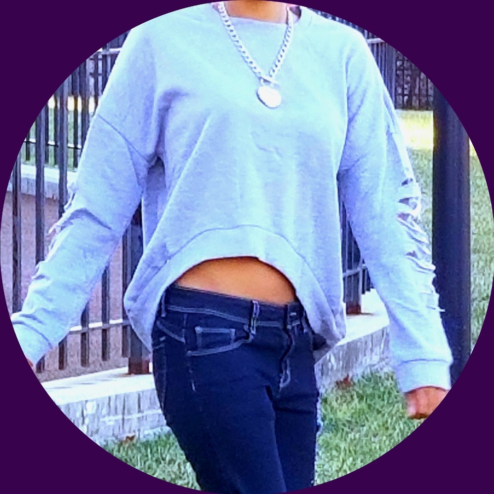 Cropped Cotton SweatShirt